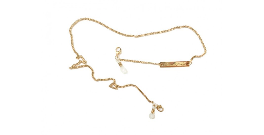 CADENA ORO CON PLACA AW