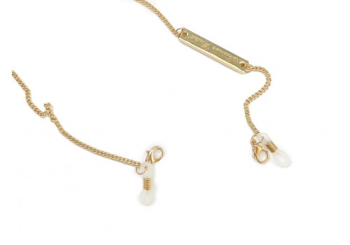 CADENA ORO CON PLACA AW 2