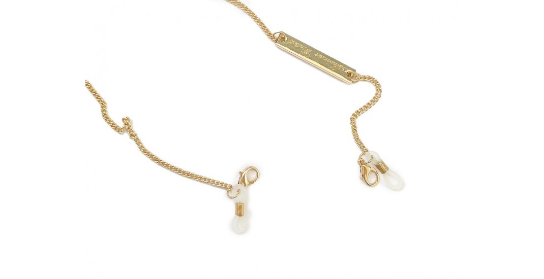 CADENA ORO CON PLACA AW