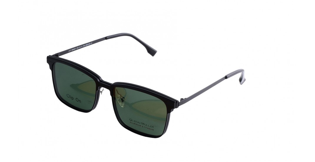 GM4221 C-1 TITANIUM DOBLE CLIP SOL POL
