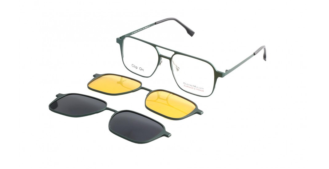 GM4220 C-2 TITANIUM DOBLE CLIP SOL POL